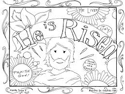 Easter coloring page he is risen. 15 Easter Coloring Pages Religious Free Printables For Kids