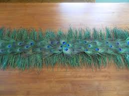 80 Peacock Feather Table Runner Peacock Table Runner Peacock Mat Peacock Table Decor Peacock Ho Peacock Peacock Feather Household Decor