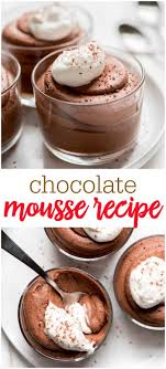 How To Make Chocolate Mousse Lil Luna Recipe Desserts Creamy Desserts Chocolate Desserts