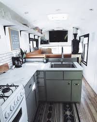 Having The Original School Bus Hatch Is The Best It Lets In Hints Of Light And Fresh Air Happy Sund Tiny House Interior Design Bus Living Tiny House Interior