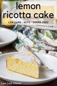 An Easy Lemon Ricotta Cake Made From Ground Almonds And Ricotta Cheese Ricottacake Italiancake Almondflourc Lemon Ricotta Cake Ricotta Cake Dessert Recipes