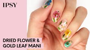 Maybe you would like to learn more about one of these? Dried Flower Nail Art Tutorial Ipsy Nailed It Youtube