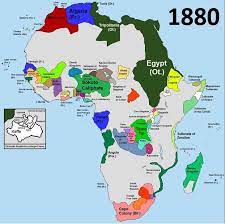 Map Of Africa 1800 Africa 1880 | Africa Map, Map, Africa