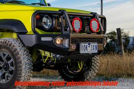 The 2021 suzuki jimny range of configurations is currently priced from $28,490. Arb Windenstossstange Suzuki Jimny Gjab 2019 Schwarz 4x4kiefer De