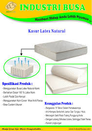 Pembayaran mudah, pengiriman cepat & bisa cicil 0%. Jual Kasur Latex Natural Industri Busa