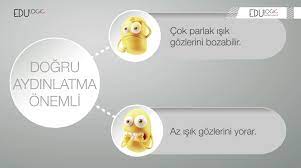 Uygun aydınlatma için ortamdaki ışığın eşit düzeyde olması çok önemlidir. Dersomani Uygun Aydinlatma