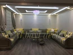 Realisation Albayt Deco Plafond Design Living Room Decor Bungalow Exterior