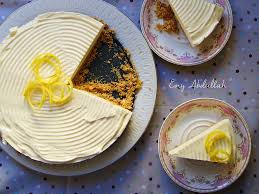 Resepi kek kukus buah 4. No Bake Lemon Cheese Cake