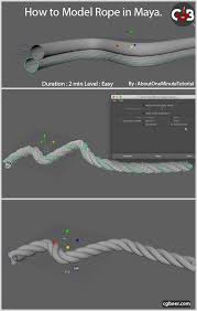A Quick Tip For Modeling Rope In Maya Maya Modeling 3d Modeling Tutorial Vfx Tutorial