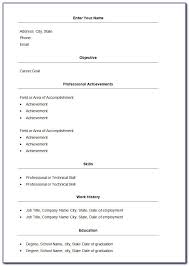 Feel free to download it into a microsoft word document for personalized editing. Simple Resume Format Word Download Vincegray2014