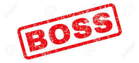 Boss Text Rubber Seal Stamp Watermark. Tag Inside Rectangular ...