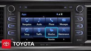 App store is a service mark of apple inc. Toyota Entune L Advanced Hd Weather Toyota Youtube