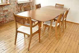 John Van Koert Drexel Profile Series 6 Chair Dining Set Excellent Condition Found On Ebay On June 30 2018 Asking 1950 Dining Set Mcm Furniture Drexel