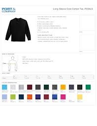 C Port And Company T Shirts Size Chart Nils Stucki