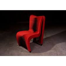 Seatbelt Dining Chair V2 Red Black Chair Dining Chairs Dining Room Furniture Modern