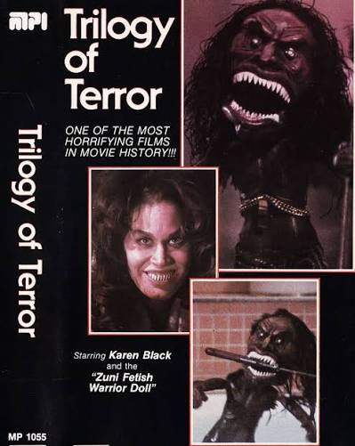 TRILOGY OF TERROR screens this Sunday, June 28th at 8PM as part of our  MATT'S MORTUARY TV TERRORS program! TRILOGY OF TERROR, a  made-for-television anthology horror film directed by Dan Curtis and