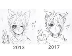 Draw This Again Meme Style Change I Enjoy Drawing These And It Seems You Guys Like Them Too Kawaii Drawthisagainmeme Cute Manga Drawings Art Manga Drawing