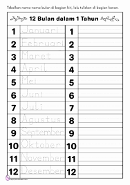 See more ideas about preschool worksheets, preschool writing, preschool learning. Latihan Menulis 12 Bulan