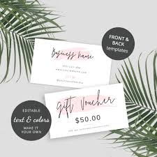 For pricing and ordering, just look under the select your card options slider. Mini Gift Voucher Template Editable Gift Card Design Small Etsy Gift Card Design Gift Voucher Design Gift Card Template
