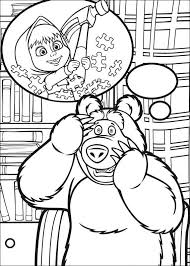 Mascha Und Der Bar 6 Ausmalbilder Fur Kinder Malvorlagen Zum Ausdrucken Und Ausmalen Malvorlagen Zum Ausdrucken Masha Und Der Bar Wenn Du Mal Buch