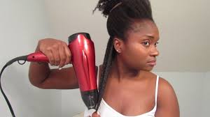 To properly blow dry a black woman's hair, use a blow dryer, a paddle brush, clips and a comb. 4 Ways To Blow Dry Natural Hair Bglh Marketplace