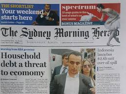 Sydney Morning Herald Splash Typo On Day One Of Journalists Strike Daily Telegraph
