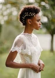 Afro wedding hairstyle for black women. 47 Wedding Hairstyles For Black Women To Drool Over 2018