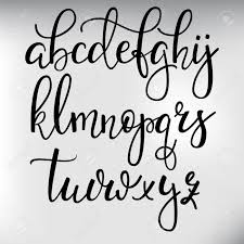 In this tutorial, lisa walters shows how to combine several styles without making the design look messy. Handwritten Brush Style Modern Calligraphy Cursive Font With Royalty Free Cliparts Vectors And Stock Illustration Image 50002974