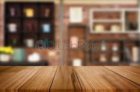 The bamboo plywood table top are highly versatile and are usable in numerous structural applications. Wooden Board Empty Table Top And Blur Interior Over Blur Stock Photo Crushpixel