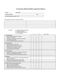For any institution or organization be it big or small it is necessary that an inspection is carried out in case there is a hint that an unfamiliar or unwanted situation has occurred. Contractor Weekly Safety Inspection Report Template In Word And Pdf Formats
