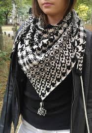 Maybe you would like to learn more about one of these? Houndstooth Shawl Knitting Pattern Fair Isle Knit Shawl Etsy