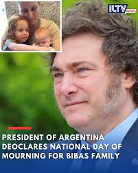President of Argentina Javier Milei has declared a national day of mourning  for the Bibas family 🧡🇦🇷 #israel #hamas #gaza #war #argentina #bibas  #hostages
