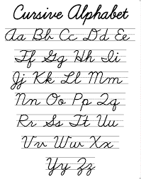 Pin By Noelle Bouman On School Help Cursive Alphabet Cursive Writing Teaching Cursive