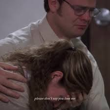 when dwight was there for pam😕😕 #pambeesley #dwightshrute #theoffice  #theofficeedits #fyp #_threeholepunchjim