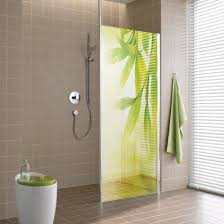 Stickers Paroi De Douche Semi Translucide Feuilles 2 Pas Cher Paroi De Douche Douche Paroi
