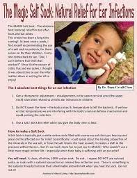 Magic Salt Sock For Ear Infections Video The Whoot Natural Relief Natural Healing Remedies Remedies
