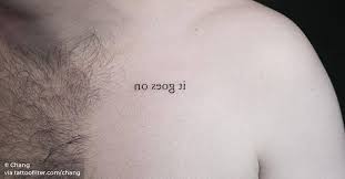 To use premium fonts, please share us to your friends by clicking the. Typewriter Font It Goes On Tattoo On The Chest