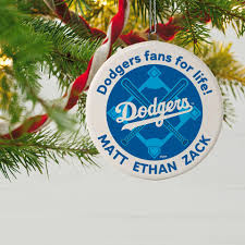 Check spelling or type a new query. Los Angeles Dodgers Personalized Ceramic Ornament Personalized Ornaments Hallmark