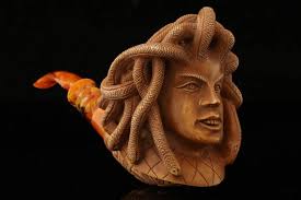 Meerschaum Smoking Pipe Case & Stand