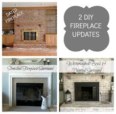 How To Paint A Brick Fireplace Infarrantly Creative