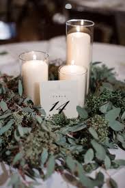 Paige And Kevin S Wedding In Knoxville Tennessee Winter Wedding Centerpieces Greenery Wedding Centerpieces Winter Wedding Table