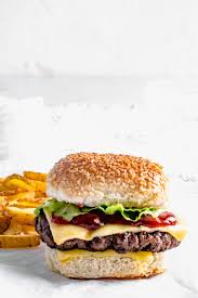 Five guys (short for five guys famous burgers and fries) is a fast food chain that originated in the washington d.c. Five Guys Burger Recipe Fakeaway Cheeseburger Hint Of Helen