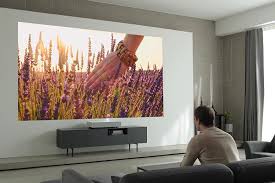 Head To The Living Room For Your Next Movie With The Lg Cinebeam Laser 4k Projector Man Of Many Projector Wall Home Cinema Projector Short Throw Projector