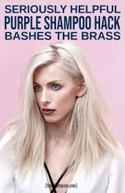 Purple Shampoo On Dry Hair Myth Or Miracle In 2020 Blonde Hair Tips Purple Shampoo Blonde Hair At Home