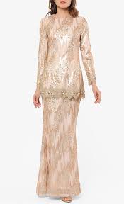 Rm239.00 myr save rm60.00 myr. Loreeta Modern Baju Kurung Set In Gold Cream Fashionvalet