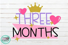 Download Three Months Svg Months Baby Svg Crown Svg 206749 Svgs Design Bundles