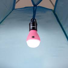 Portable Led Tent Light Bulb 2 Pack Hanging Lights With 3 Settings And 60 Lumen By Wakeman Outdoors Pink For Camping Hiking Tents And Emergency Walmart Com Walmart Com