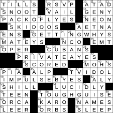 Maybe you would like to learn more about one of these? La Times Crossword 21 May 21 Friday Laxcrossword Com