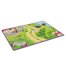 Schleich pferdestall set 42110 reiterhof pick up pferdebox waschplatz teppich. Spielteppich Horse Club 42465 Horse Club Schleich Gmbh