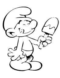 Pusheen enjoying ice cream coloring page for kids. Coloring Pages Boy Eating Ice Cream Coloring Pages